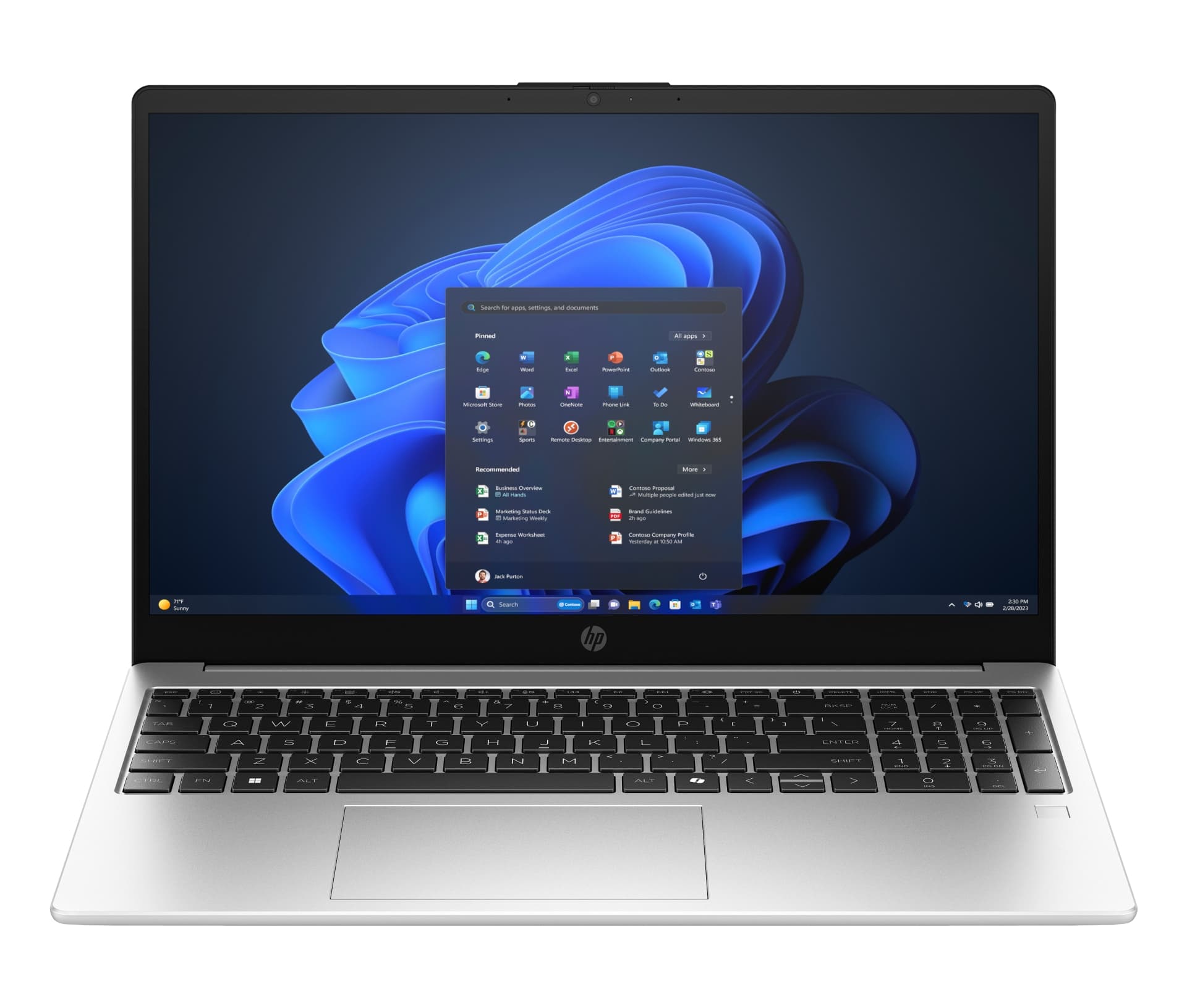 HP 250R G10 Laptop — Core Ultra 7 150U, 16GB, 512GB SSD
